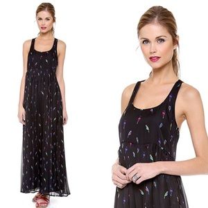 Rebecca Minkoff Sunita Bird Maxi Dress racerback